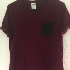 Maroon shirt by Pink ❤️